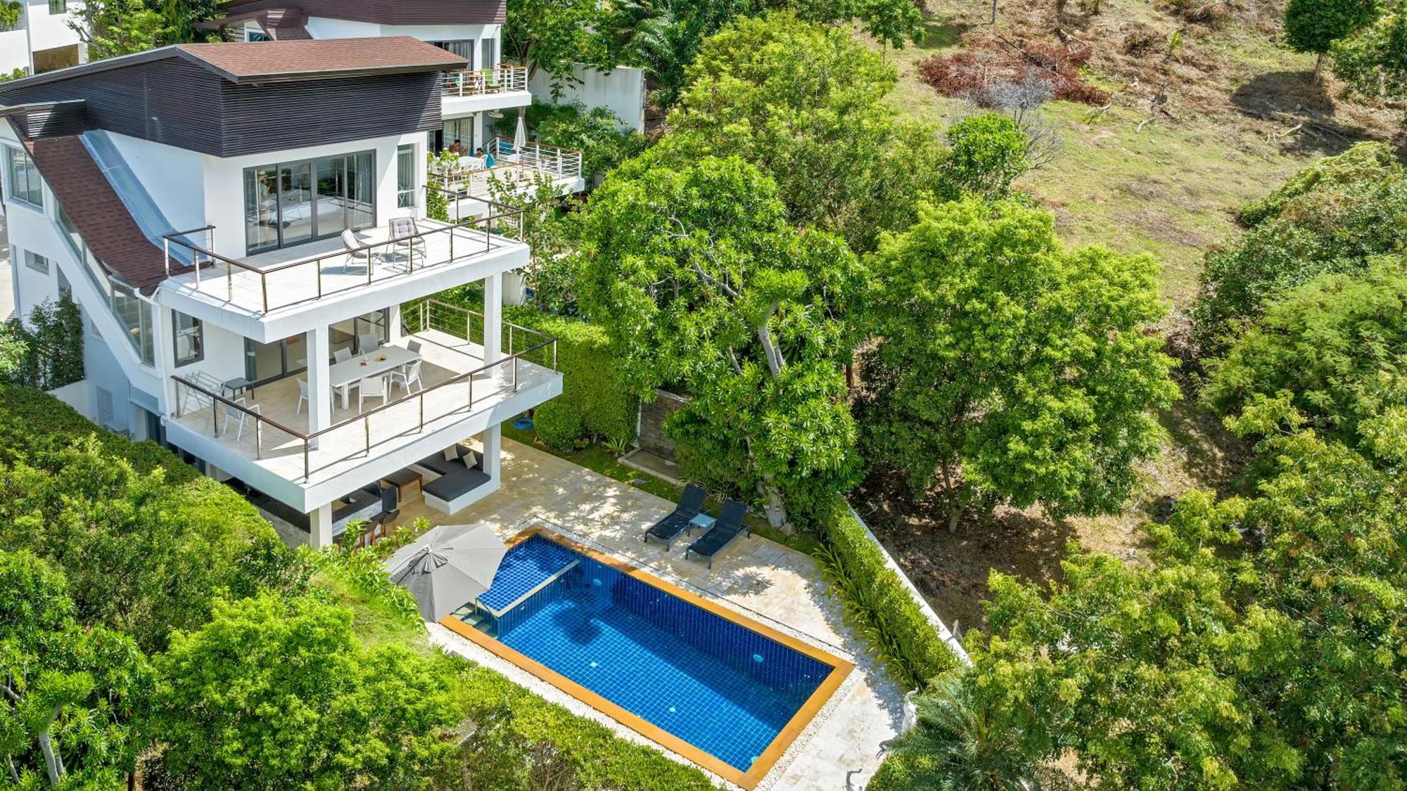 באנג ראק 3 Bedroom Luxury 5 Star Seaview Villa Esprit Sdv087-By Samui Dream Villas מראה חיצוני תמונה