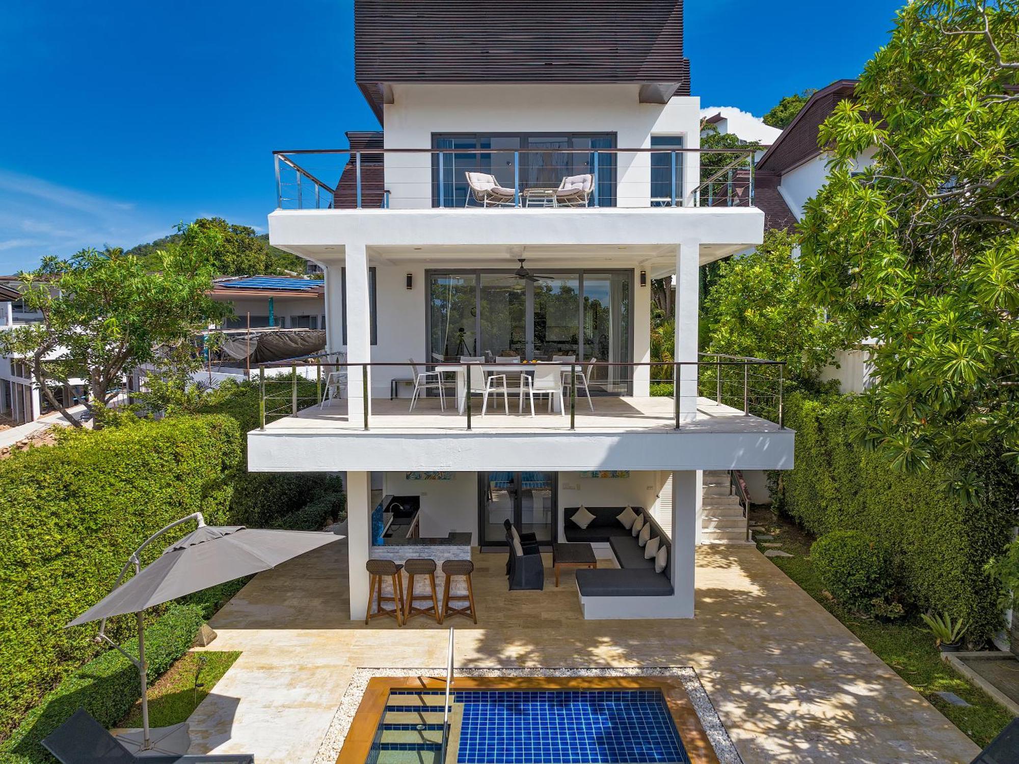 באנג ראק 3 Bedroom Luxury 5 Star Seaview Villa Esprit Sdv087-By Samui Dream Villas מראה חיצוני תמונה